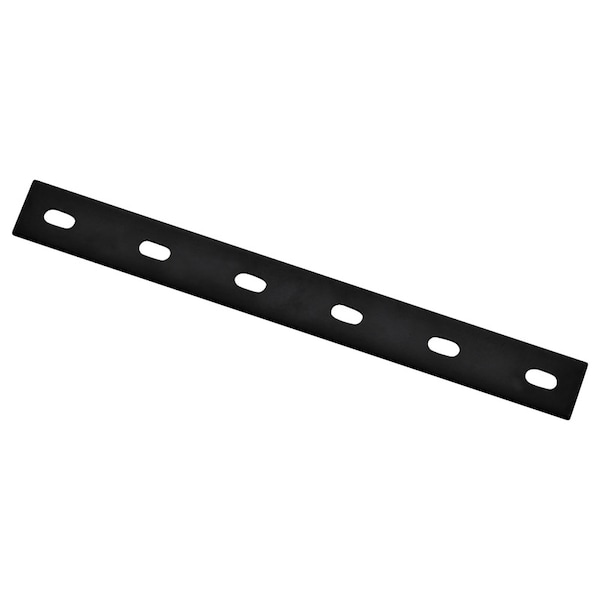 National Hardware National Hardware 14 in. H X 1/8 in. W X 1.5 in. L Black Carbon Steel Mending Plate N351-457 - main